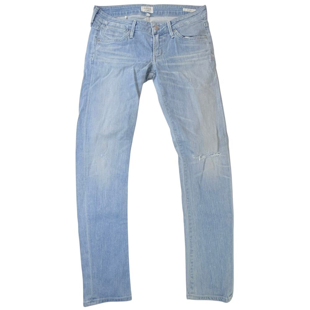 AGOLDE Women's Chloe Light Wash Skinny Jeans Size 27 Blue Denim‎